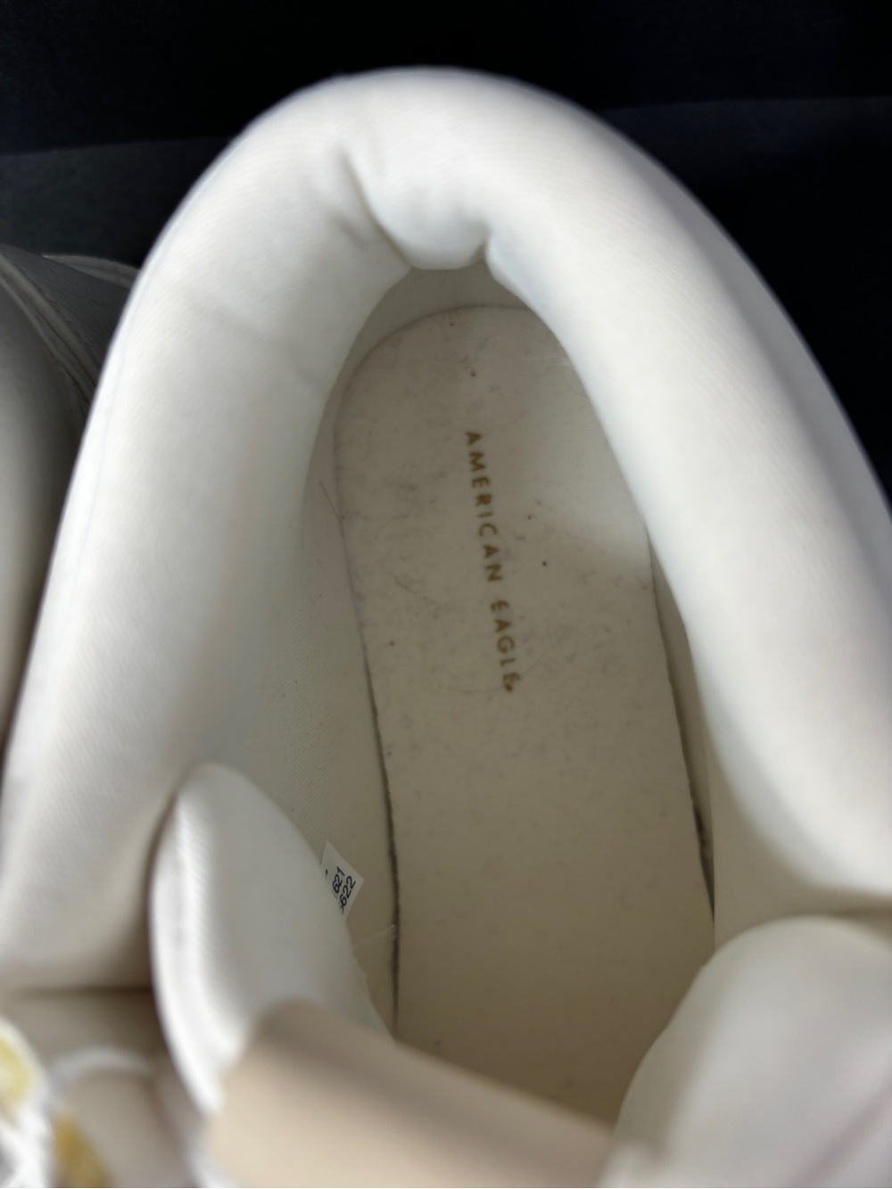 American Eagle Outfitters White High-Top Sneakers - Picture 3 of 5